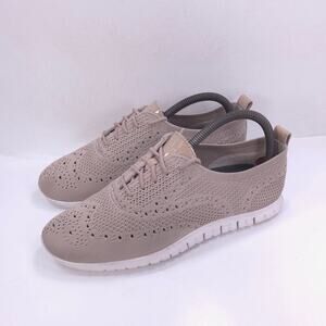 Cole Haan Zero Grand Casual Oxford Shoe Womens Size 8.5 W14283 Beige